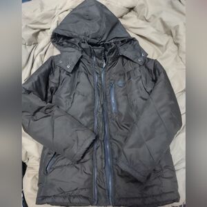 Timberland winter coat girls size LARGE 16-18 color BROWN